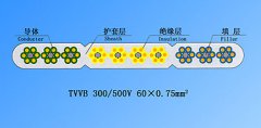 TVVB  300/500V  60*0.75mm2 扁平365彩票app下载不了_365bet下注_365bet假网站(电梯升降机扁365彩票app下载不了_365bet下注_365bet假网站)